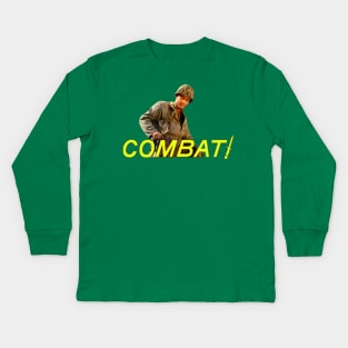 COMBAT! Sgt. Saunders Kids Long Sleeve T-Shirt